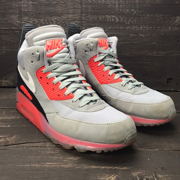 Nike Air Max 90 Sneakerboot Ice “Infrared” 11.5 Nike Footwear Air Max 90 Sneakerboot Ice Black